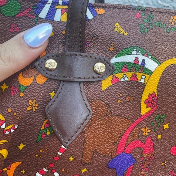 Piero Guidi Magic Circus Shoulder Tote Bag - Picture 14 of 16